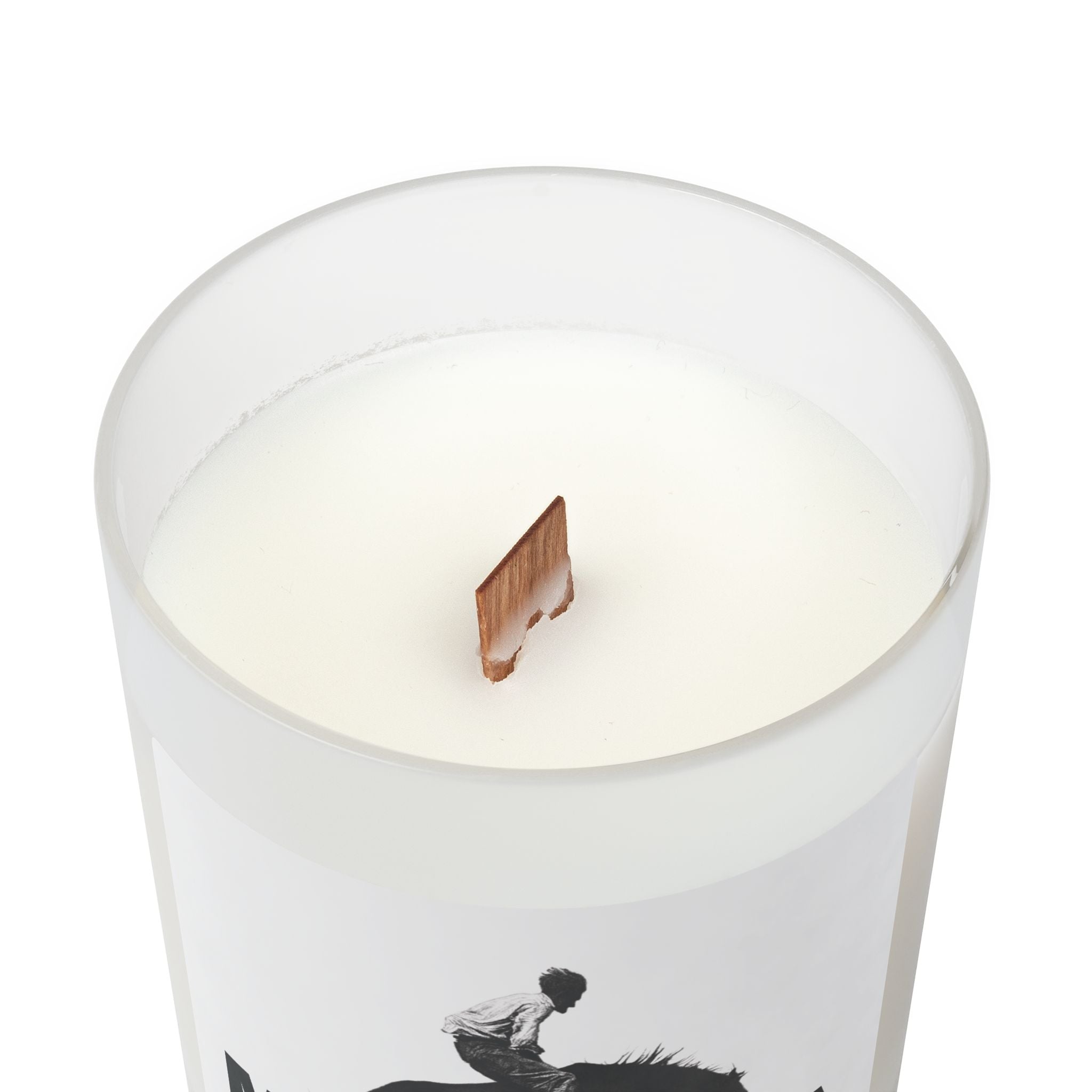 Frosted Glass Candle, 11oz